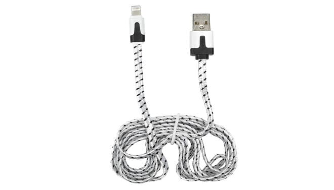 USB lightning cable 2 m nylon