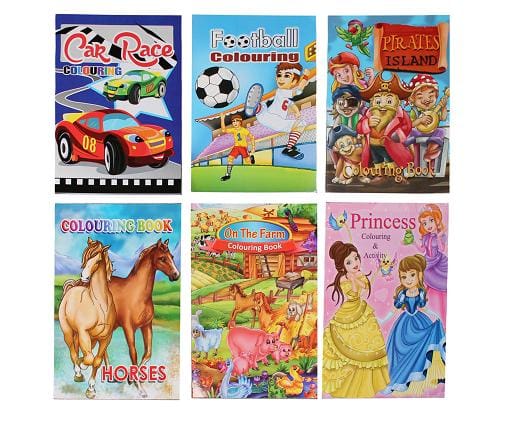 Målarbok 24 Sidor Hästar