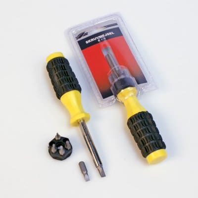 Skruvmejsel 6 i 1